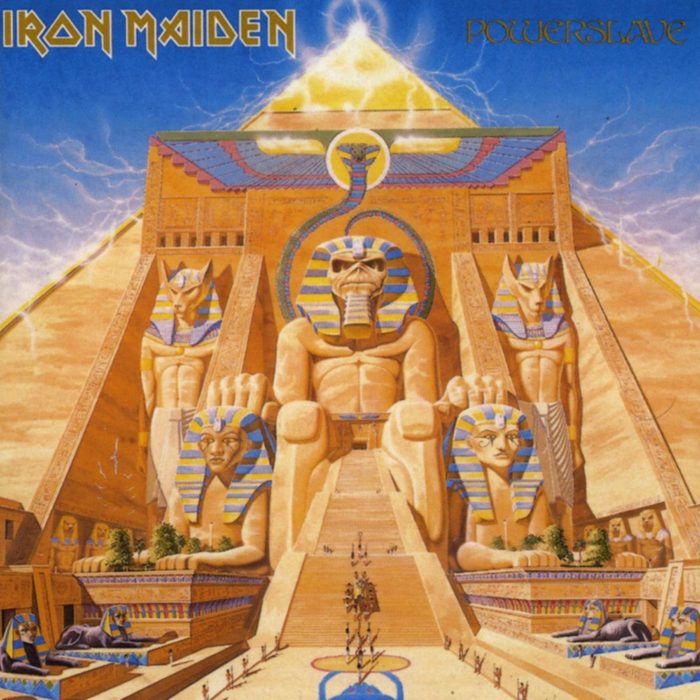 Capa do álbum Powerslave, do Iron Maiden