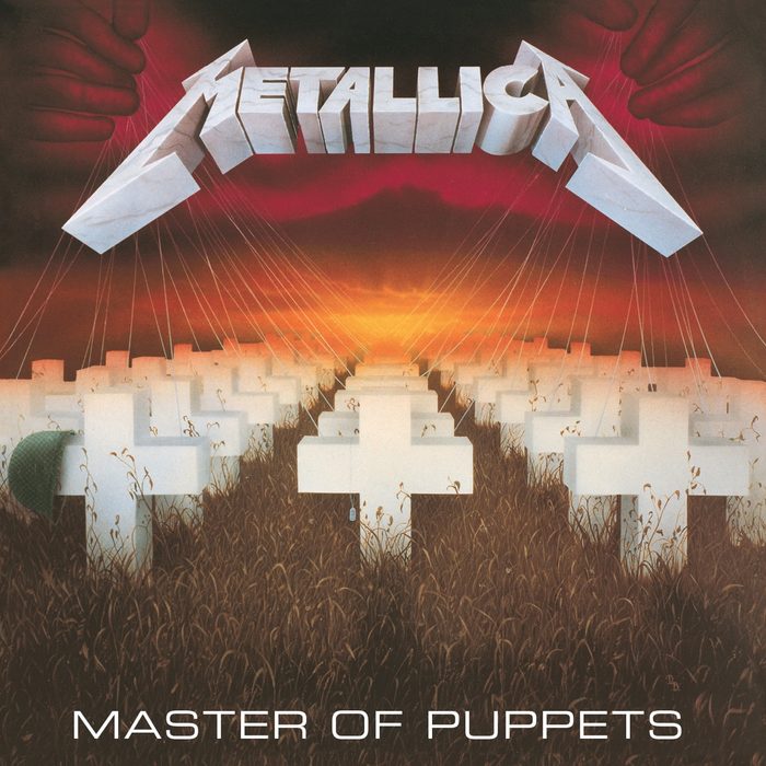 Capa do álbum Master of Puppets, do Metallica