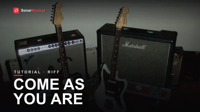 Guitarras Fender Jaguar e Jazzmaster apoiadas em amplificadores