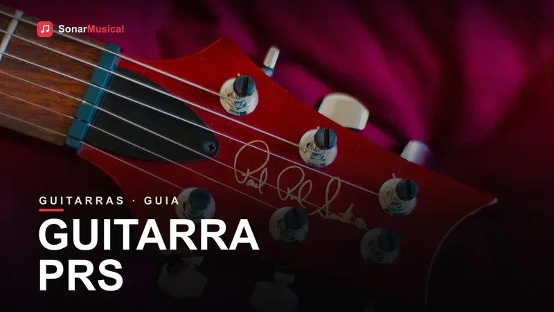 Guitarra PRS Paul Reed Smith, capa do Sonar Musical