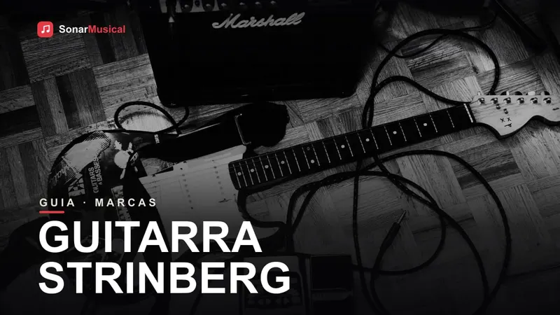 Guitarra Strinberg de entrada, capa do Sonar Musical