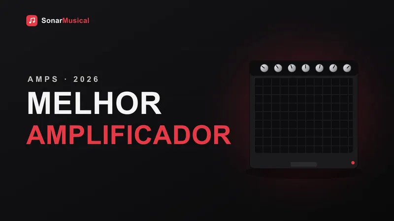Amplificador de guitarra marrom e preto em close