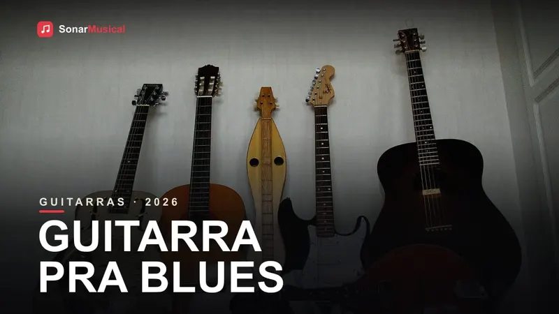 Guitarrista tocando blues em performance artística em preto e branco