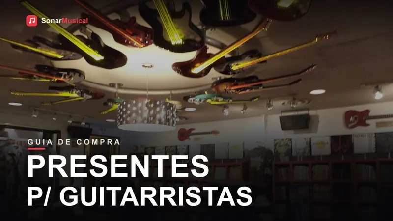 Presentes Para Guitarristas, foto de uma guitarra elétrica, capa do Sonar Musical