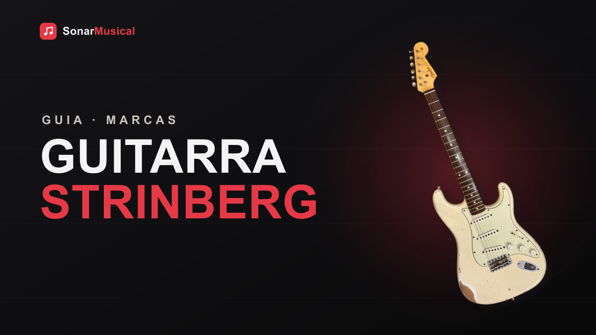 Guitarra Strinberg de entrada, capa do Sonar Musical