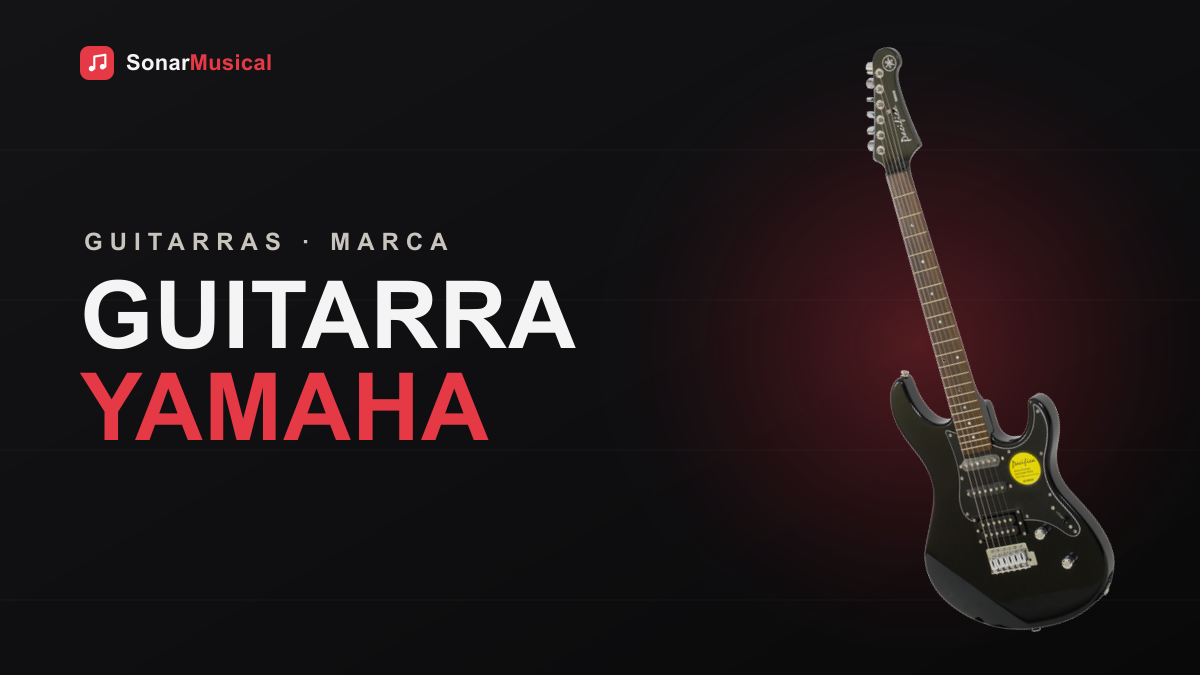 Guitarra Yamaha Pacifica, capa do Sonar Musical