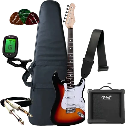 Kit Guitarra 3/4 com Amplificador
