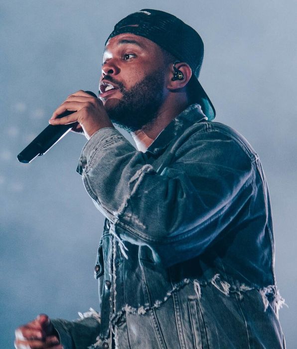 The Weeknd cantando ao vivo no Festival d'été de Québec em 2018